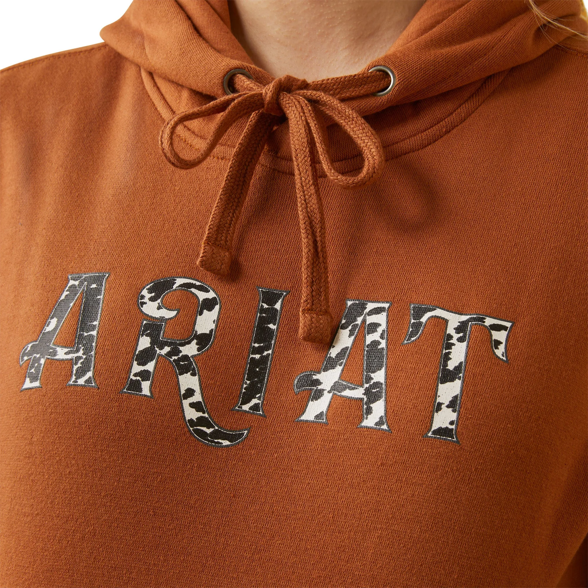 Ariat Ladies R.E.A.L Cow Hyde Glazed Ginger Hoodie 10046453