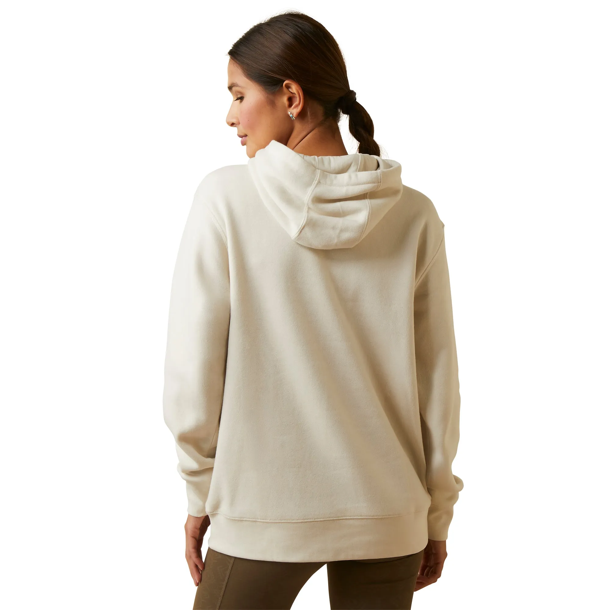 Ariat Ladies R.E.A.L Fading Lines White Onyx Hoodie 10046451