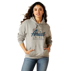 Ariat Ladies R.E.A.L Grazing Heather Grey Hoodie 10046454