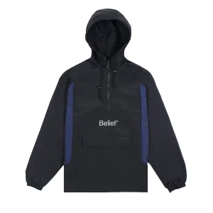 Belief NYC Sport Logo Anorak - Black