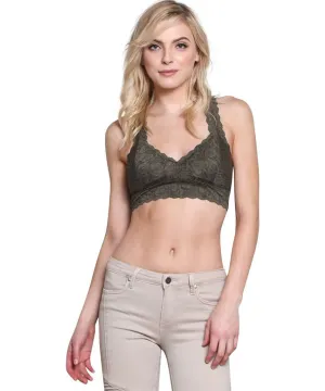 Brooke Padded Racerback, Olive