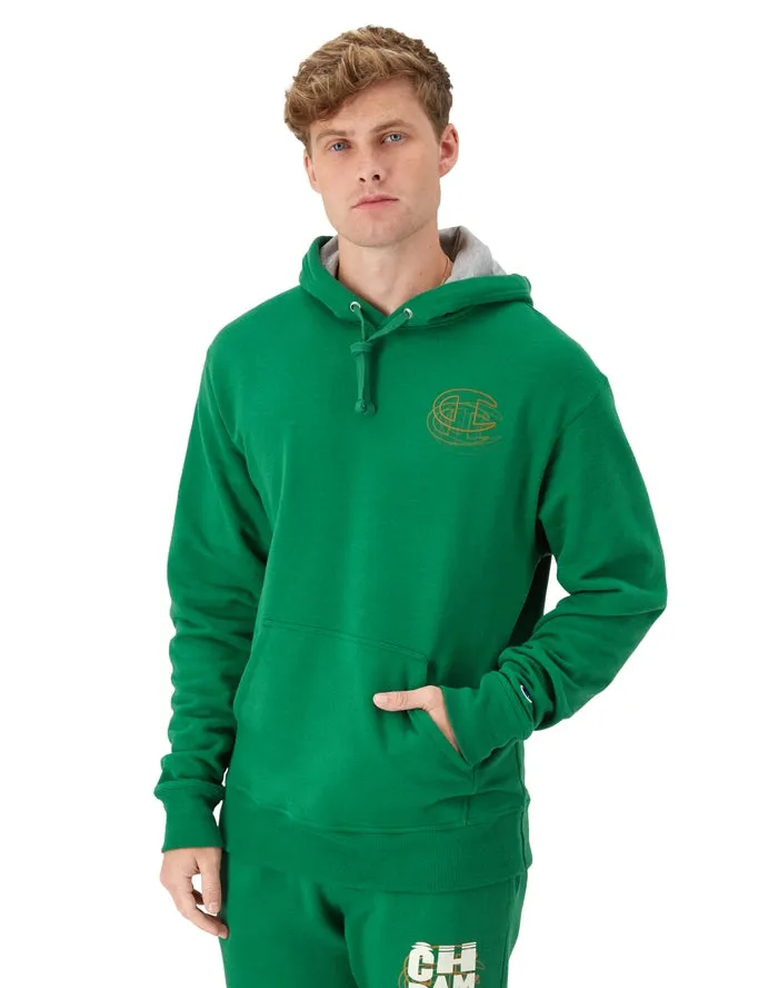 Champion Men's Dizzy C Logo Powerblend Hoodie