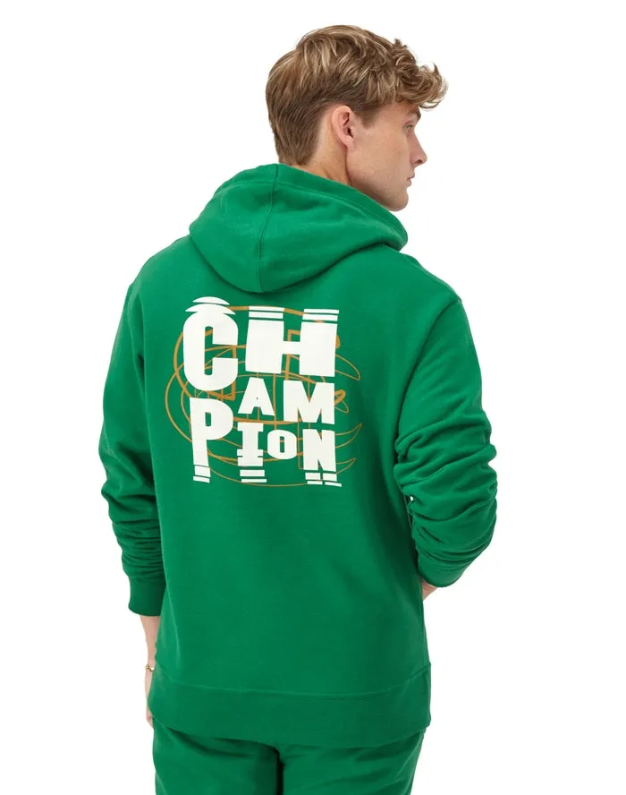 Champion Men's Dizzy C Logo Powerblend Hoodie