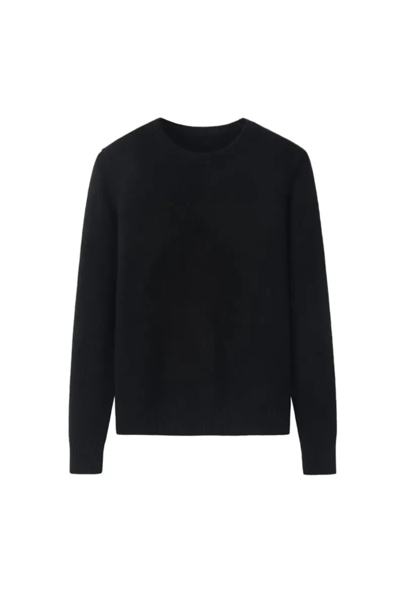 Classic Heavyweight 100 Cashmere Crewneck Sweater