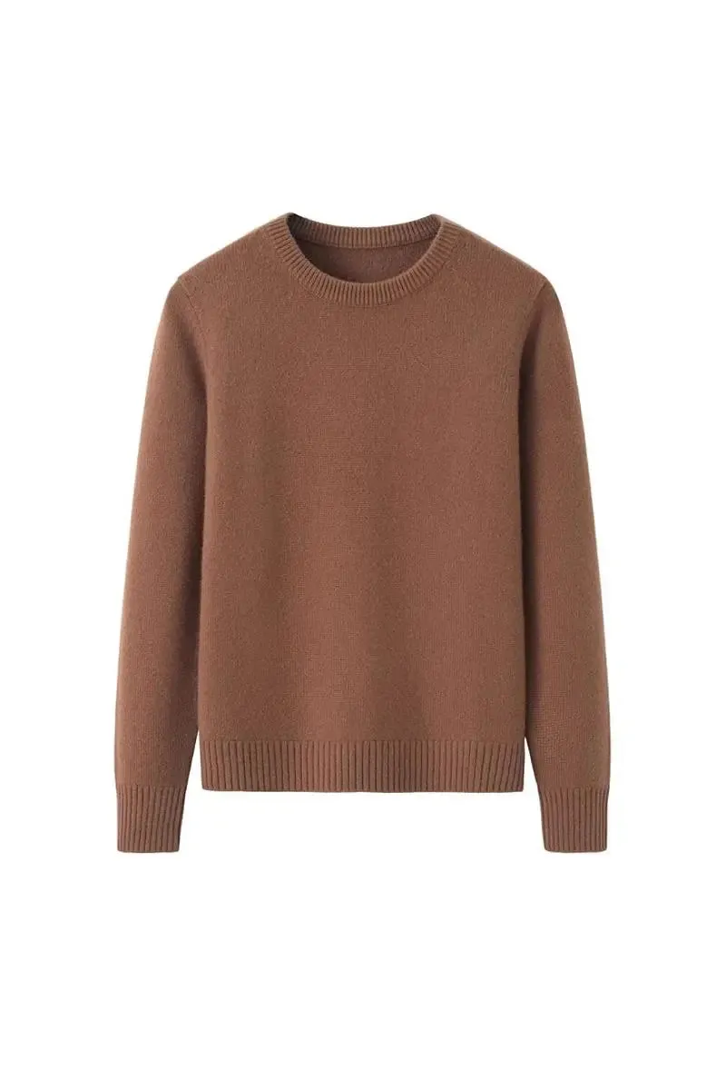 Classic Heavyweight 100 Cashmere Crewneck Sweater