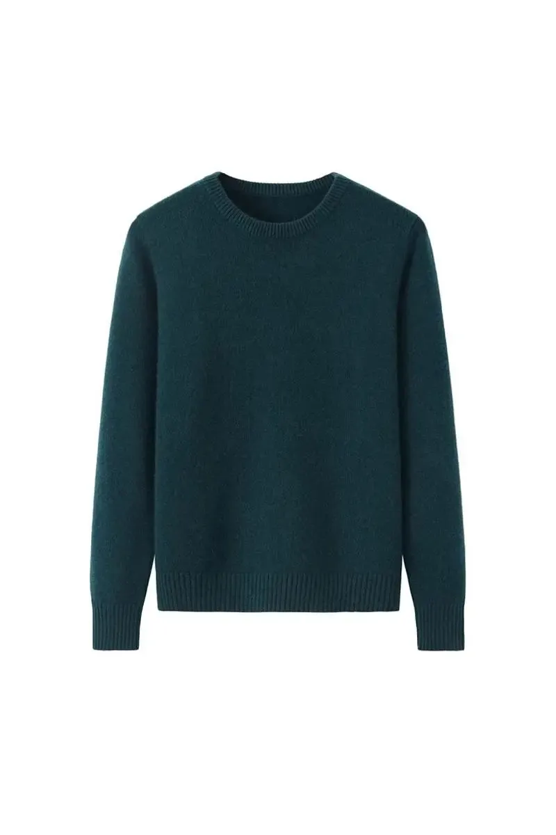 Classic Heavyweight 100 Cashmere Crewneck Sweater