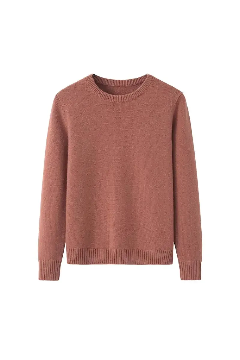 Classic Heavyweight 100 Cashmere Crewneck Sweater