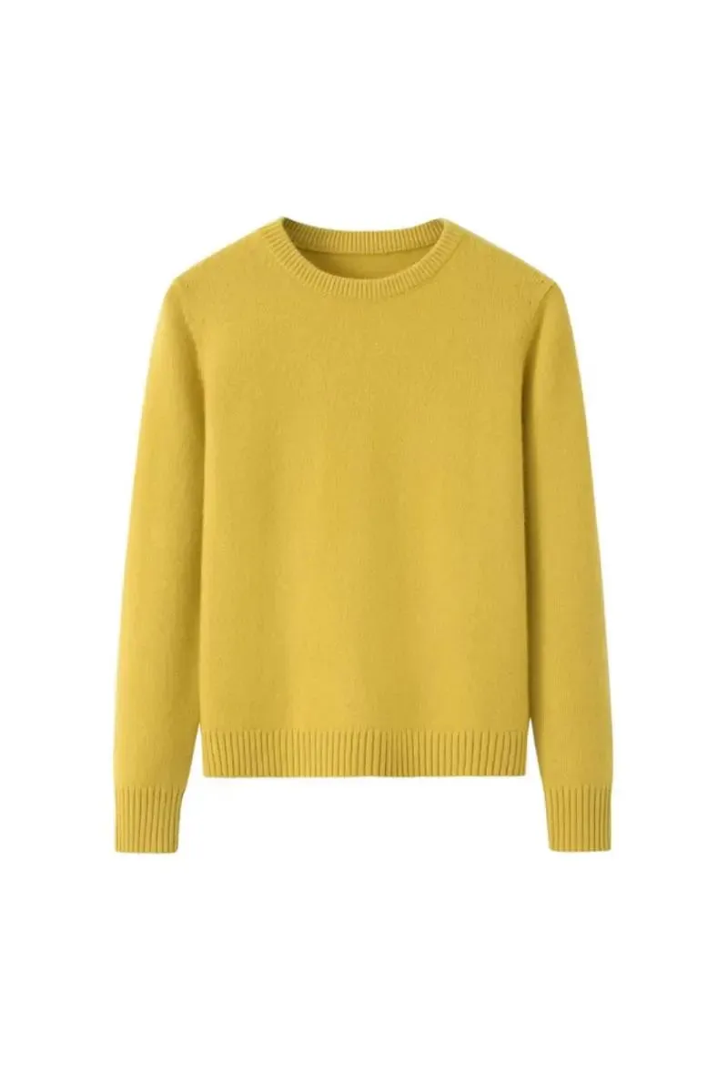 Classic Heavyweight 100 Cashmere Crewneck Sweater