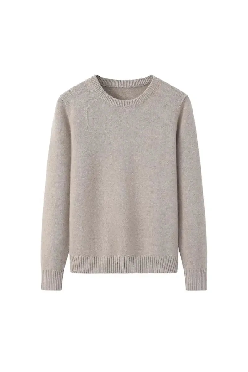 Classic Heavyweight 100 Cashmere Crewneck Sweater