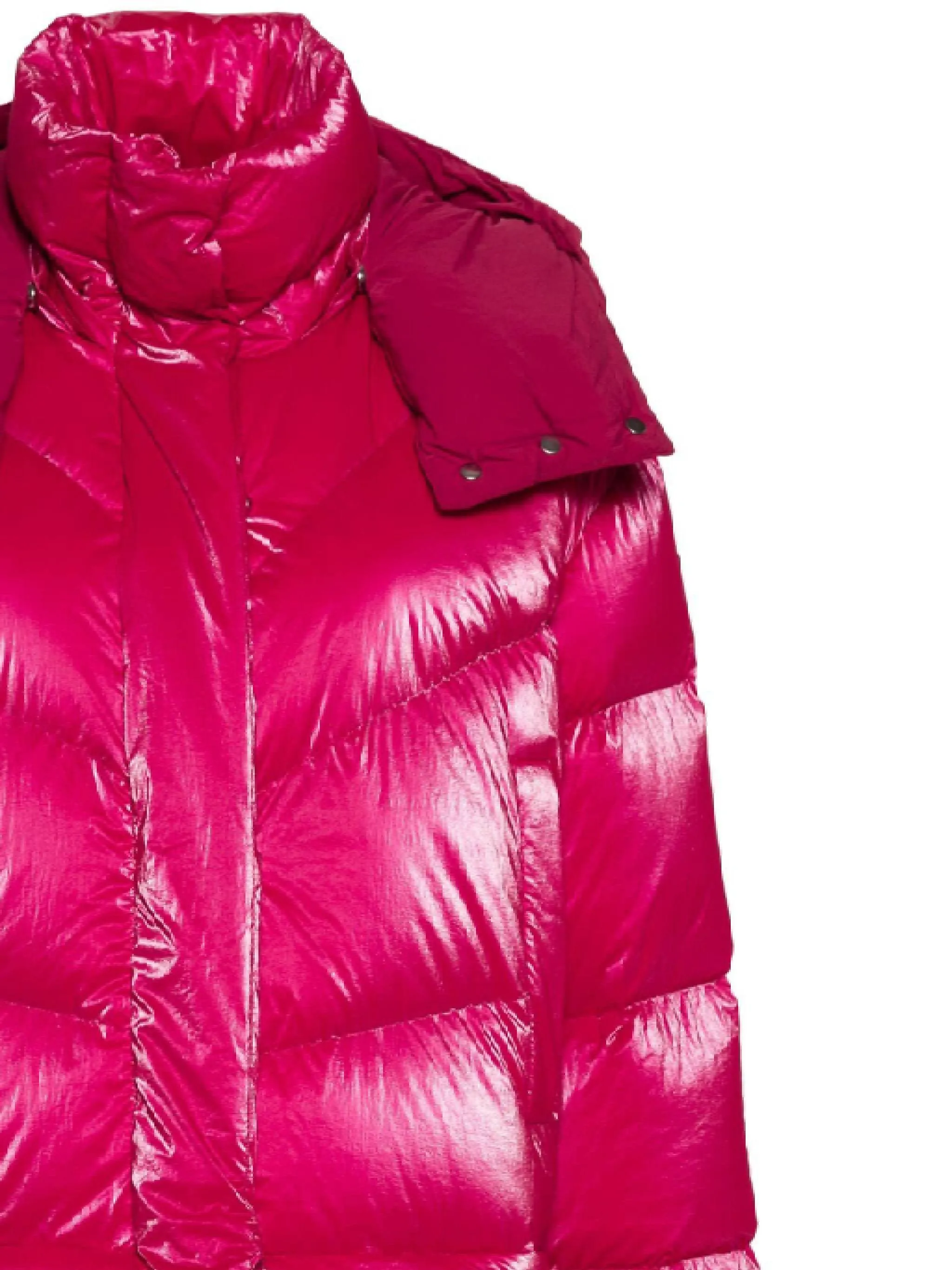 Cortina Red Quilted Down Jacket