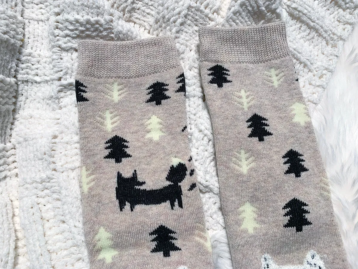 Cozy Cotton Socks - Bear