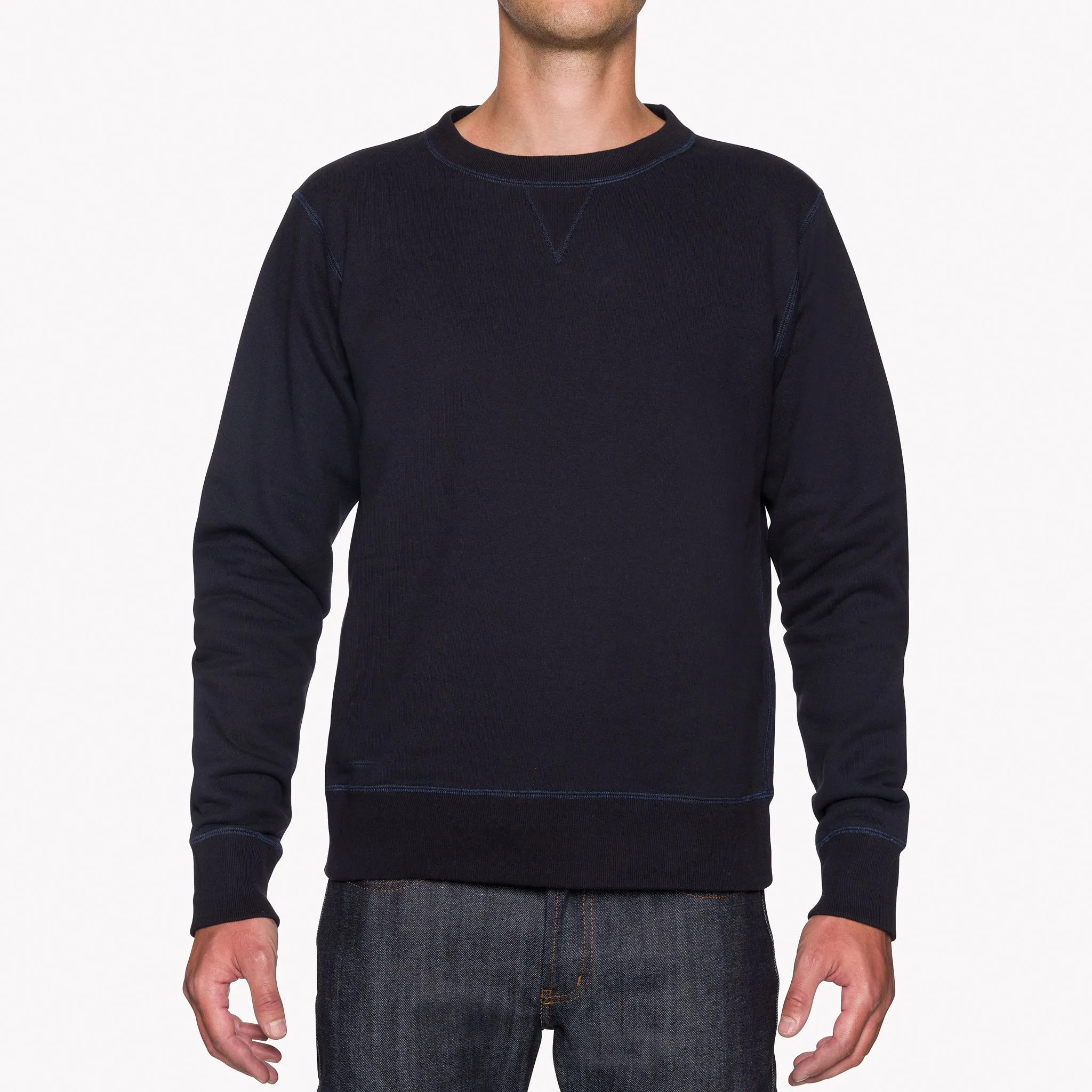 Crewneck - Heavyweight Terry - Navy