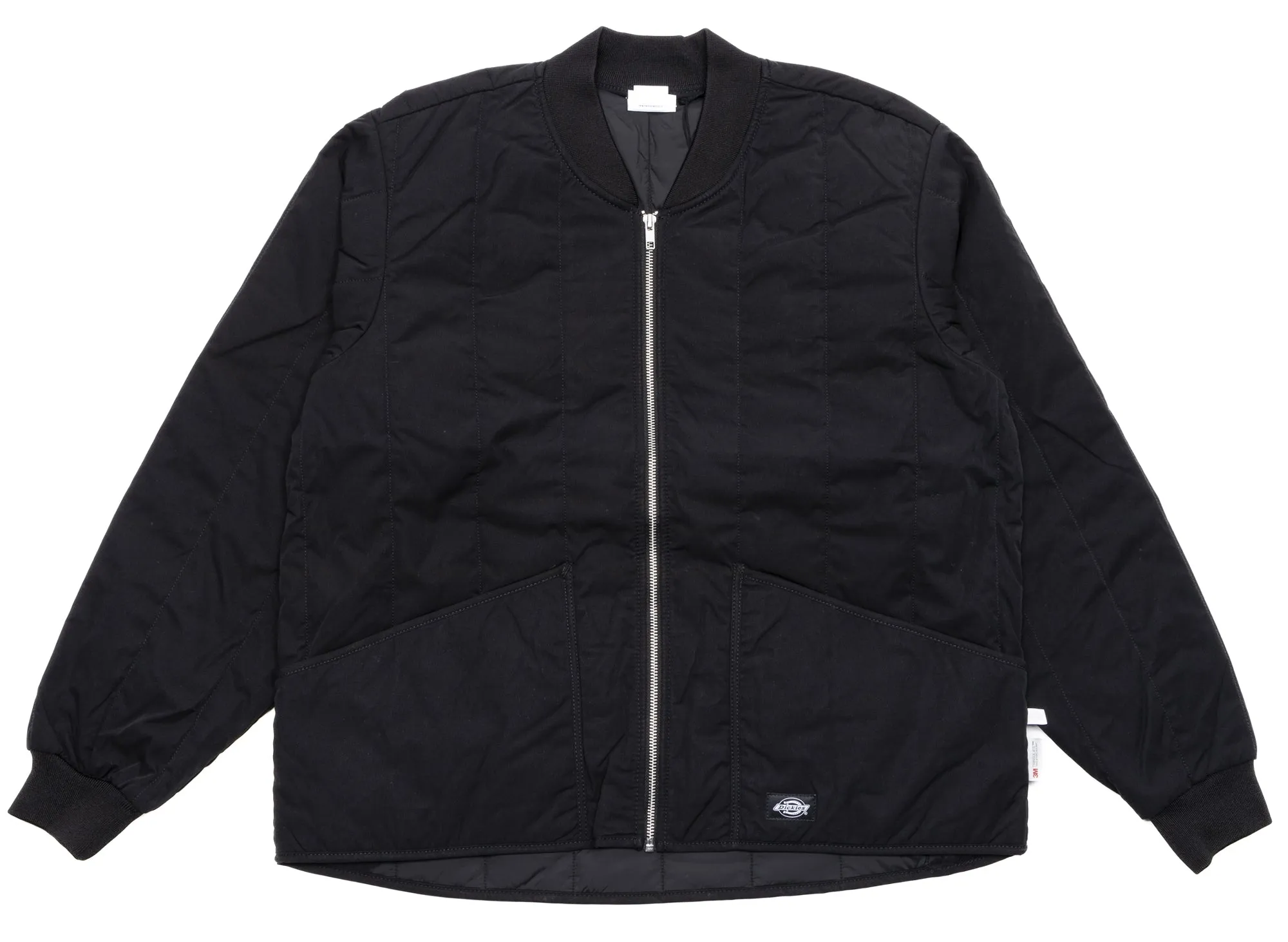 Dickies Insulated Quilted Jacket in Black