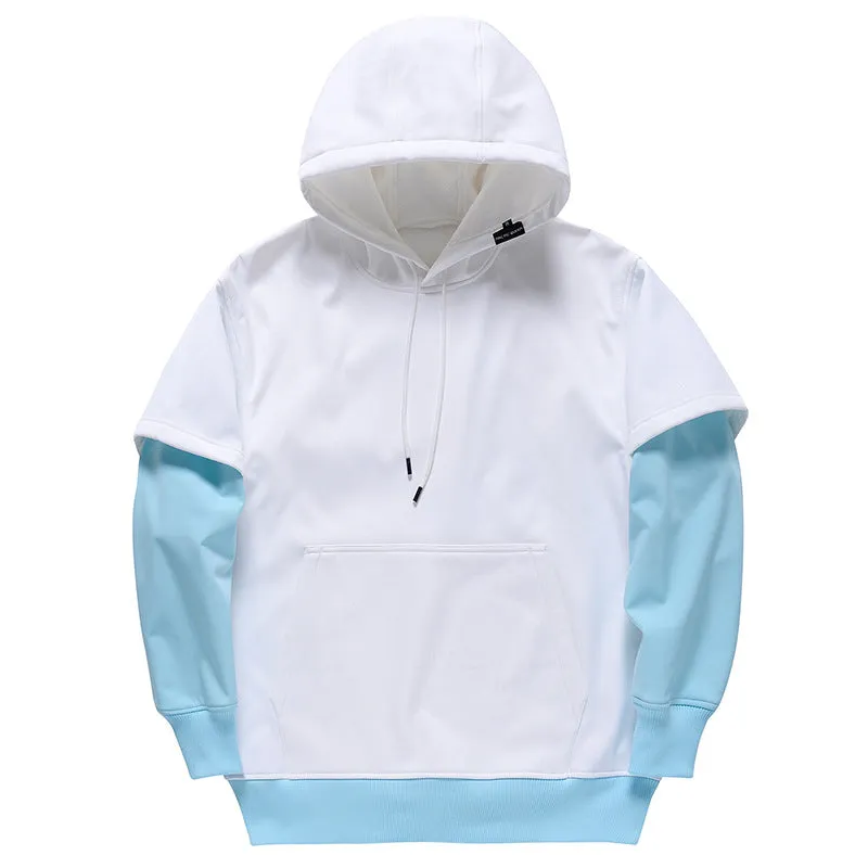 Fashion Unisex 2 In 1 Snow Hoodies Kangaroo Pocket Pullover