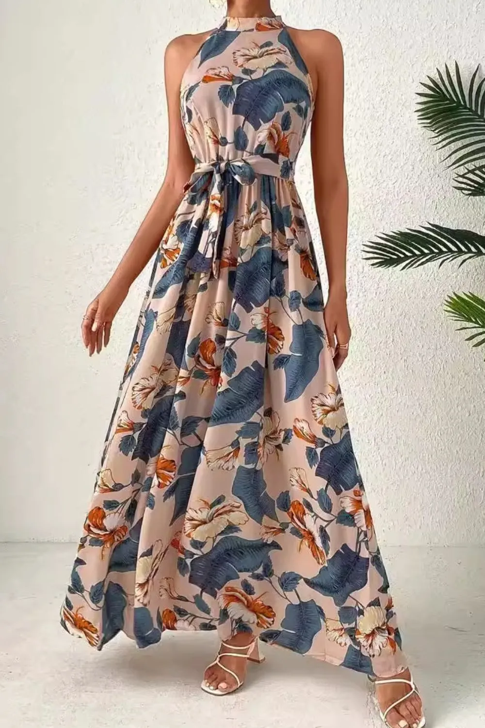 Floral Sleeveless Dress (Online Exclusive)