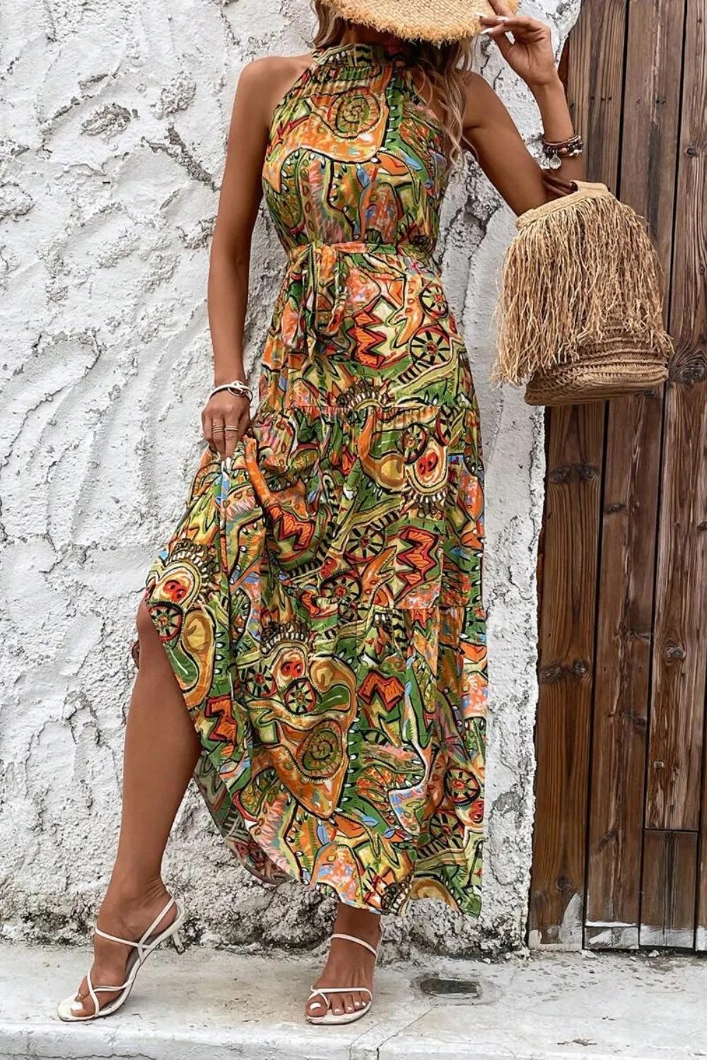 Floral Sleeveless Dress (Online Exclusive)