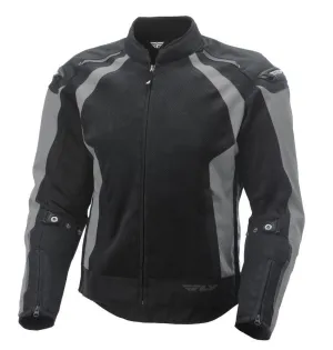 Fly Racing Coolpro Men's Silver/Black Mesh Jacket