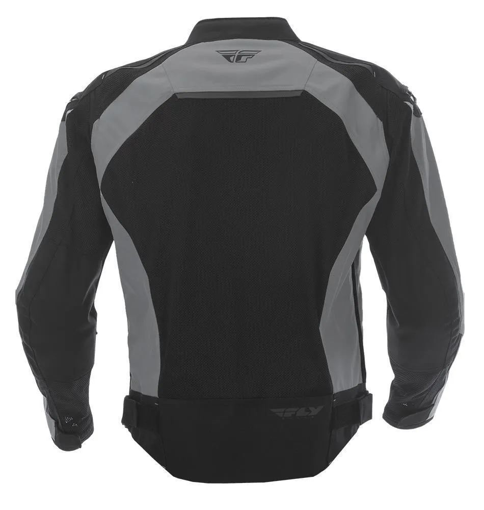 Fly Racing Coolpro Men's Silver/Black Mesh Jacket