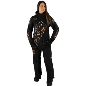 FXR CX F.A.S.T. Insulated Snowmobile Monosuit Black/Cheetah