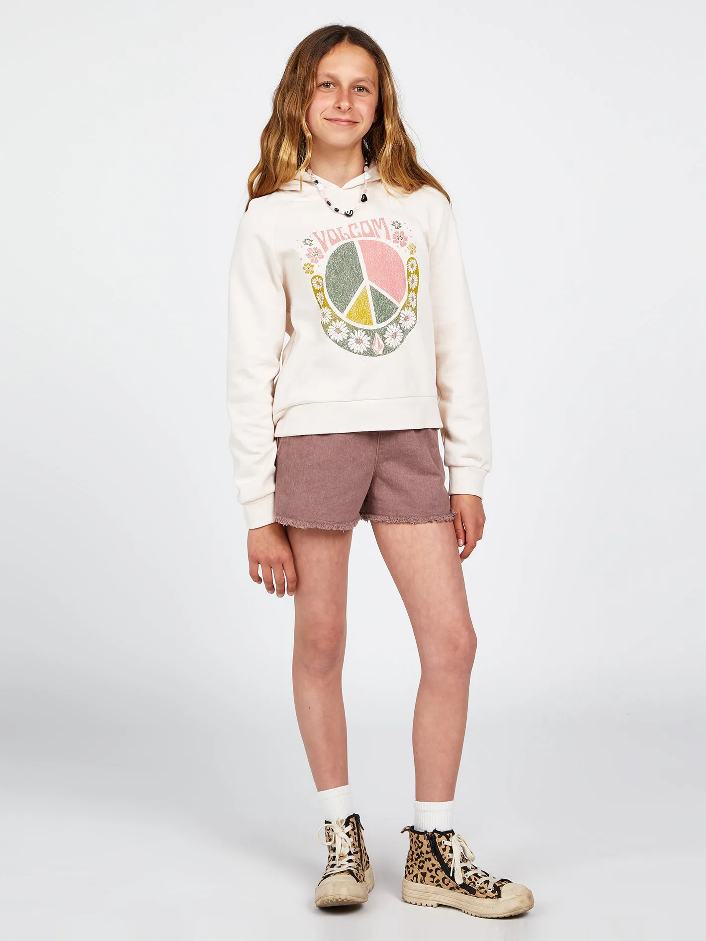 Girls Truly Stokin Hoodie - Sand