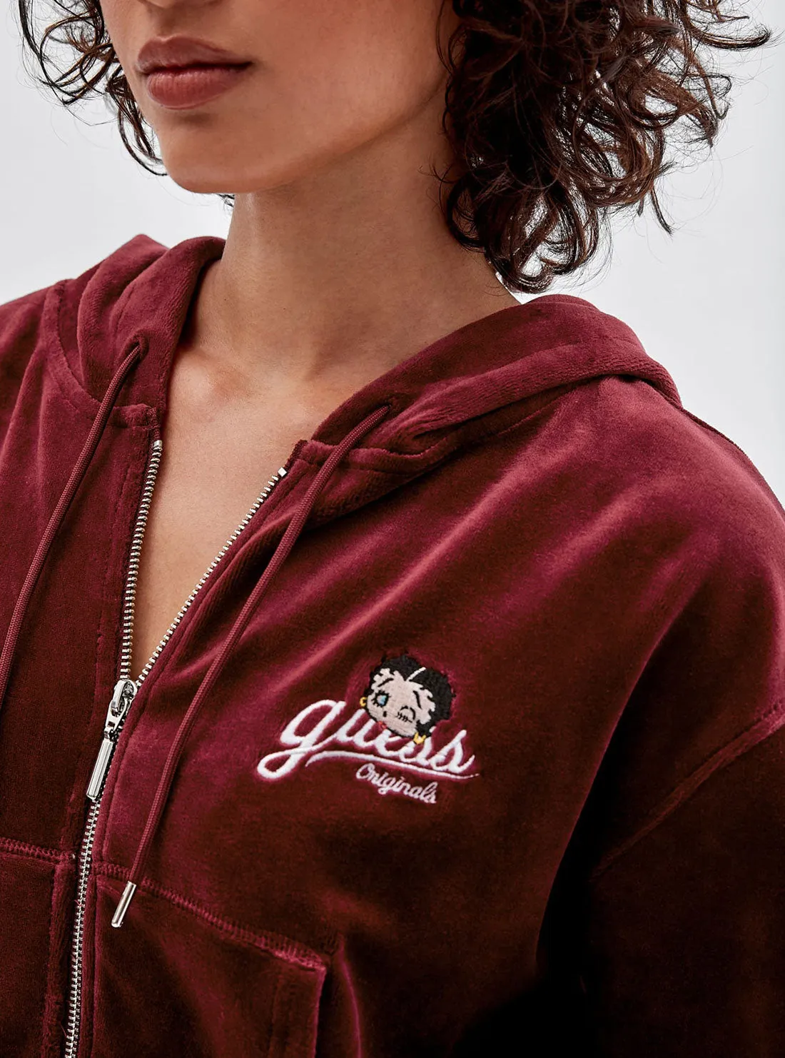 Guess Originals x Betty Boop Vino Velour Jacket