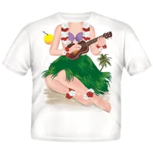 Just Add A Kid "Hawaiian Girl Ukulele" Baby Romper