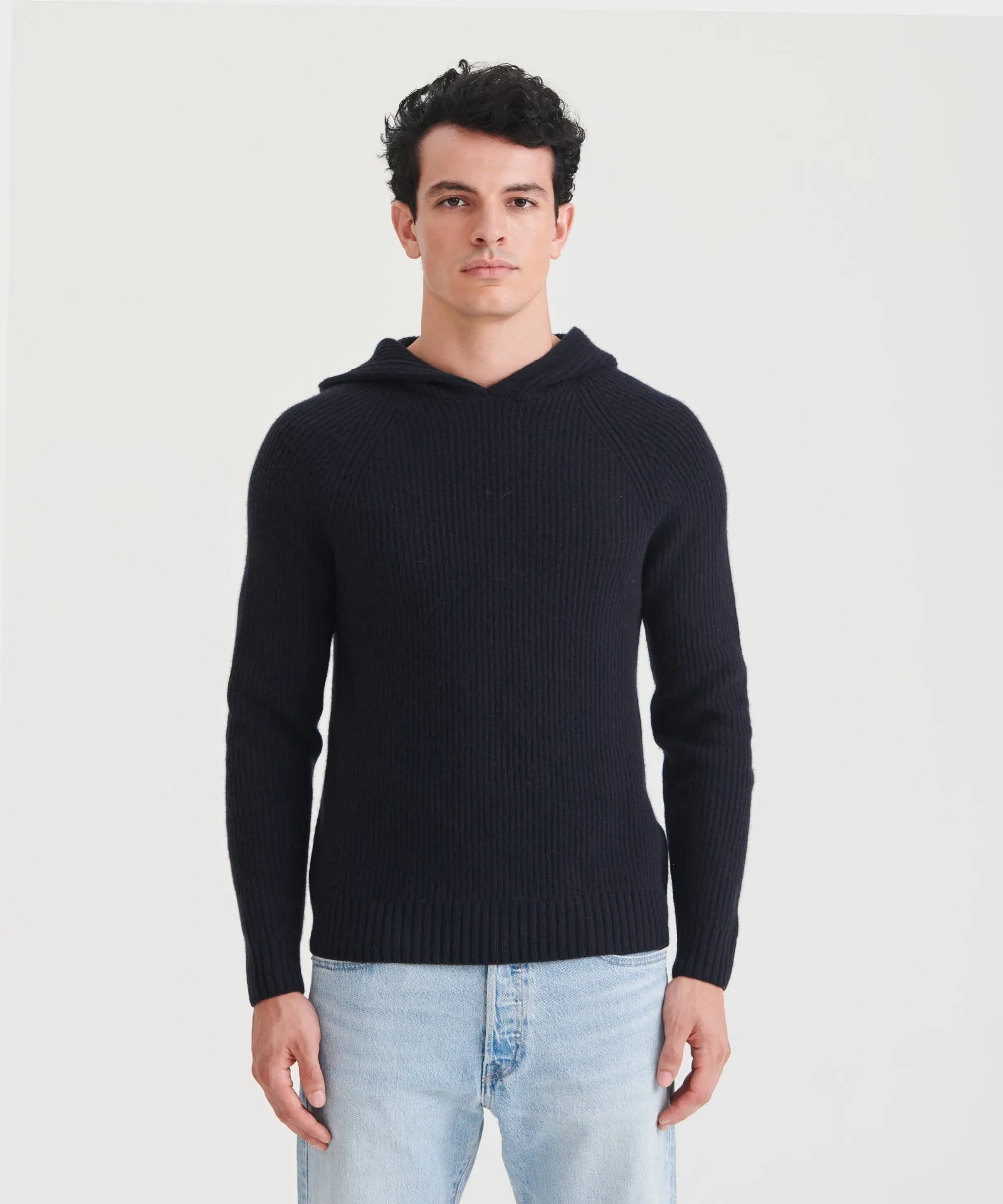 Luxe Cashmere Fisherman Hoodie