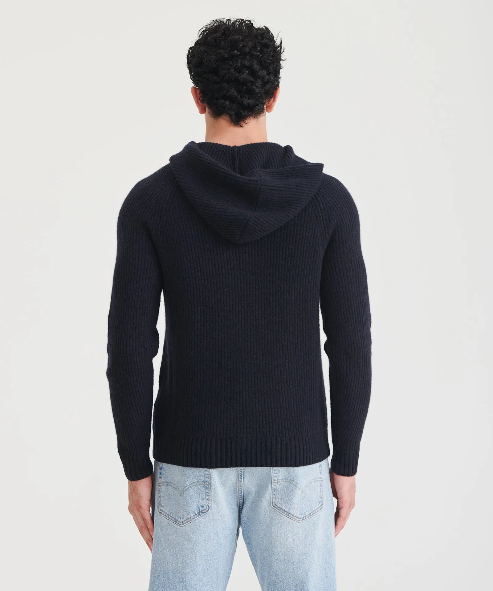 Luxe Cashmere Fisherman Hoodie