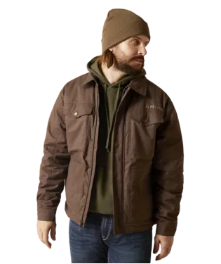 Men's Ariat 10046385 Bracken Grizzly 2.0 Canvas Insulated Jacket