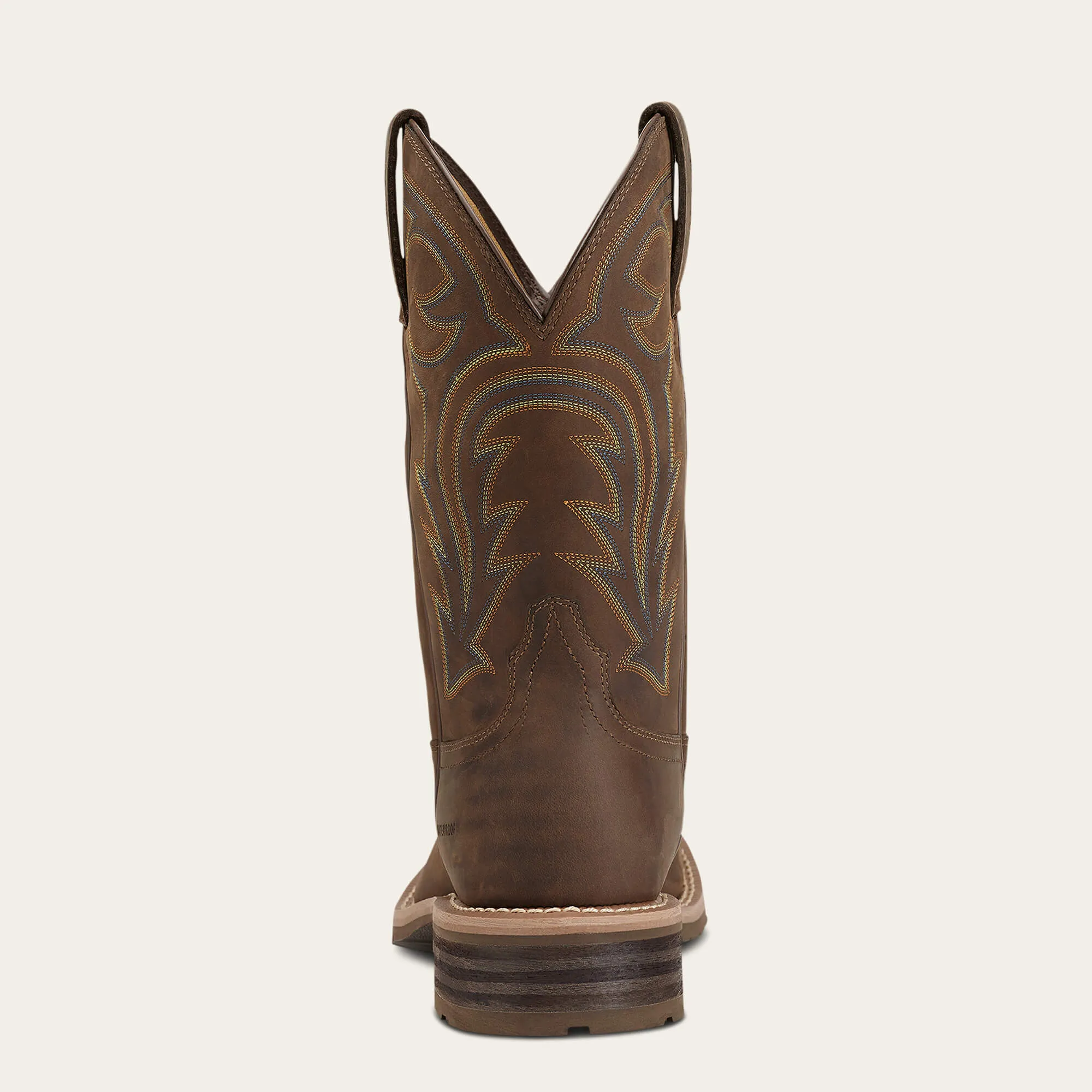 Men's Ariat Hybrid Rancher Brown, WP, Pull On Western Soft Toe Boot