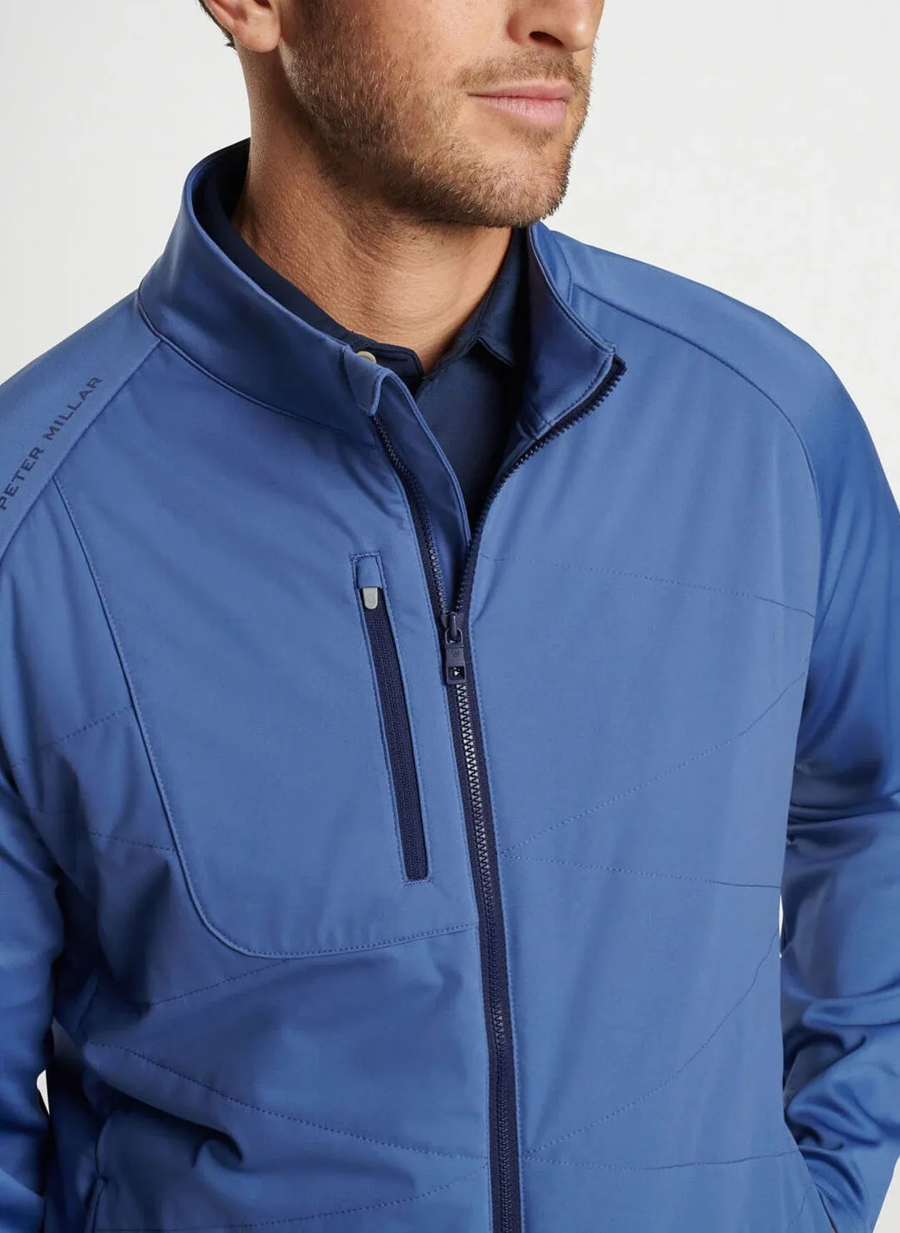 Merge Hybrid Jacket in Astral Blue by Peter Millar