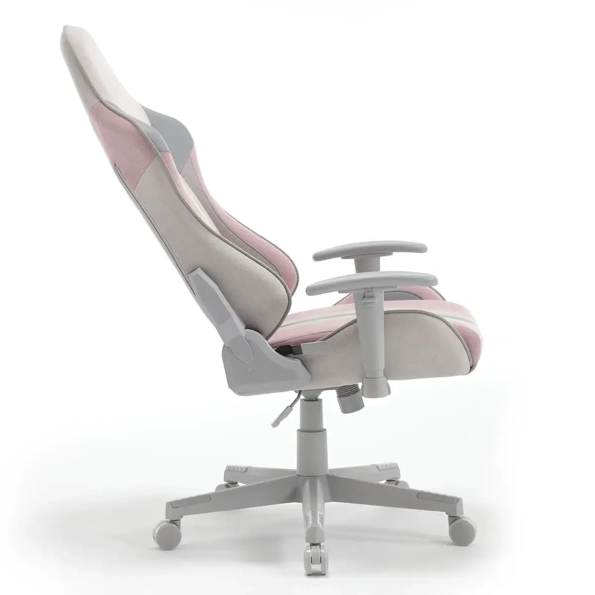 Mysa Office Gaming Chair, Pink, Gray Base