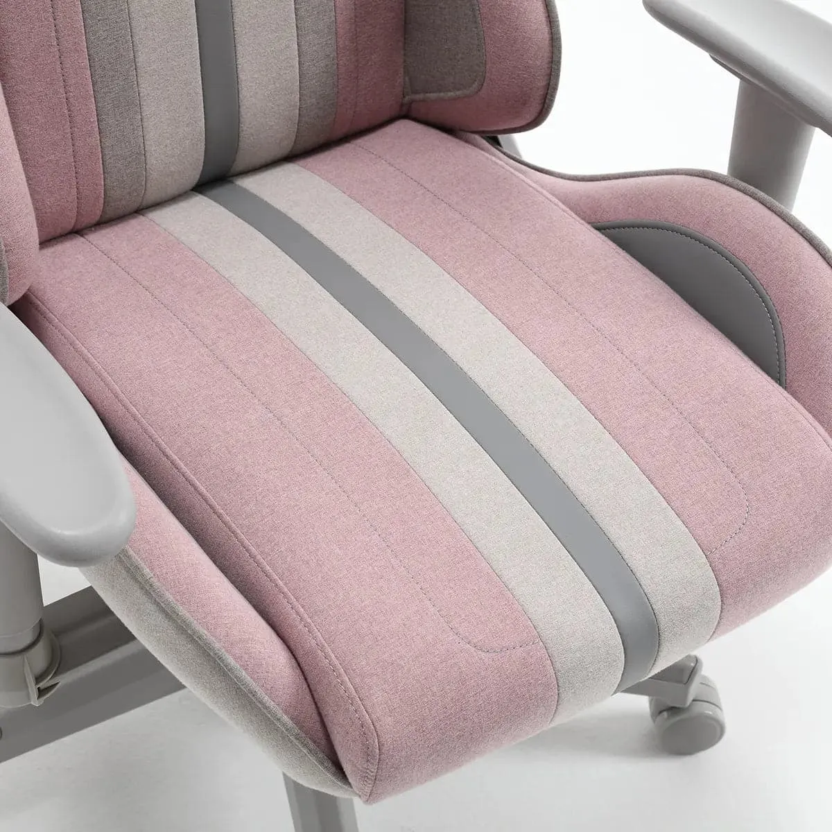 Mysa Office Gaming Chair, Pink, Gray Base