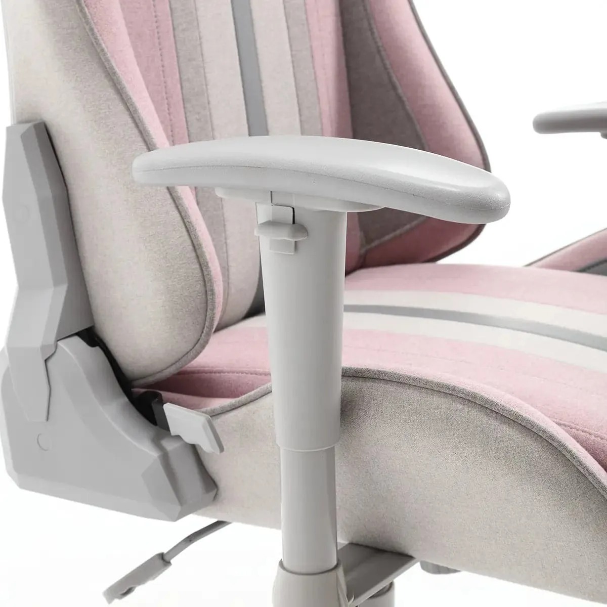 Mysa Office Gaming Chair, Pink, Gray Base