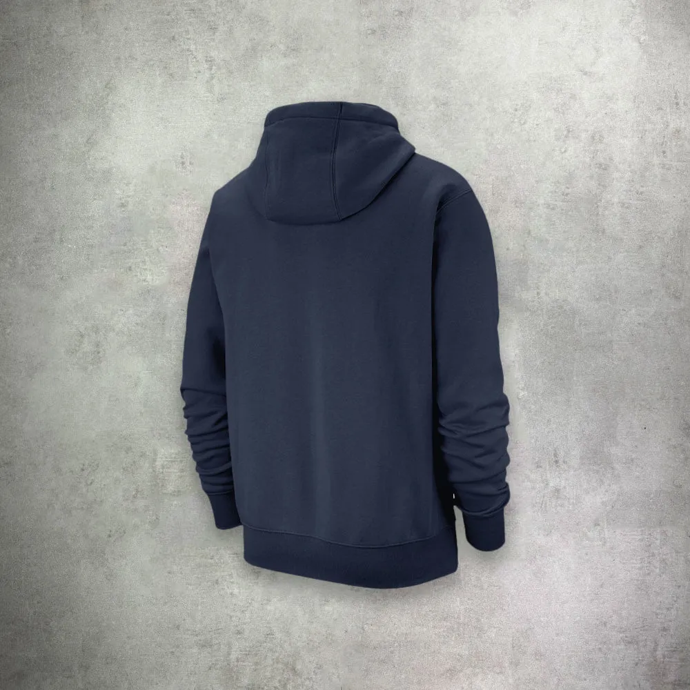 Nike Fleece Club Hoodie Navy/White