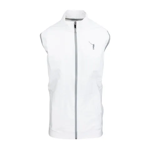 NLU Vest | White w/ Grey Logo