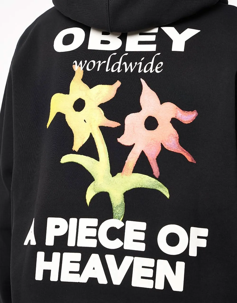 Obey A Piece Of Heaven Pullover Hoodie - Black