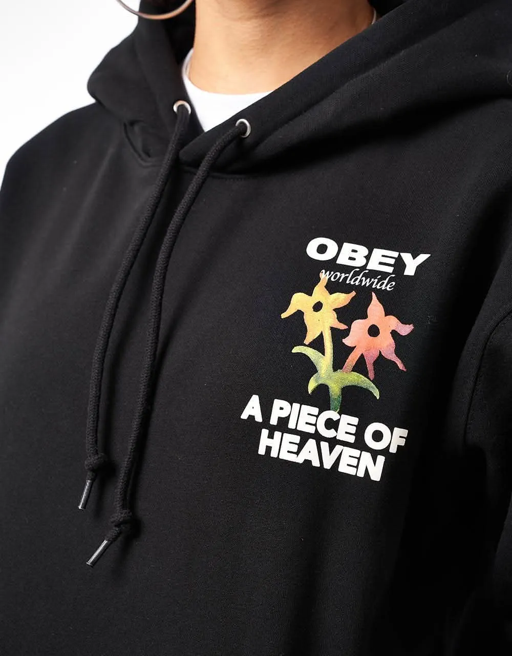 Obey A Piece Of Heaven Pullover Hoodie - Black