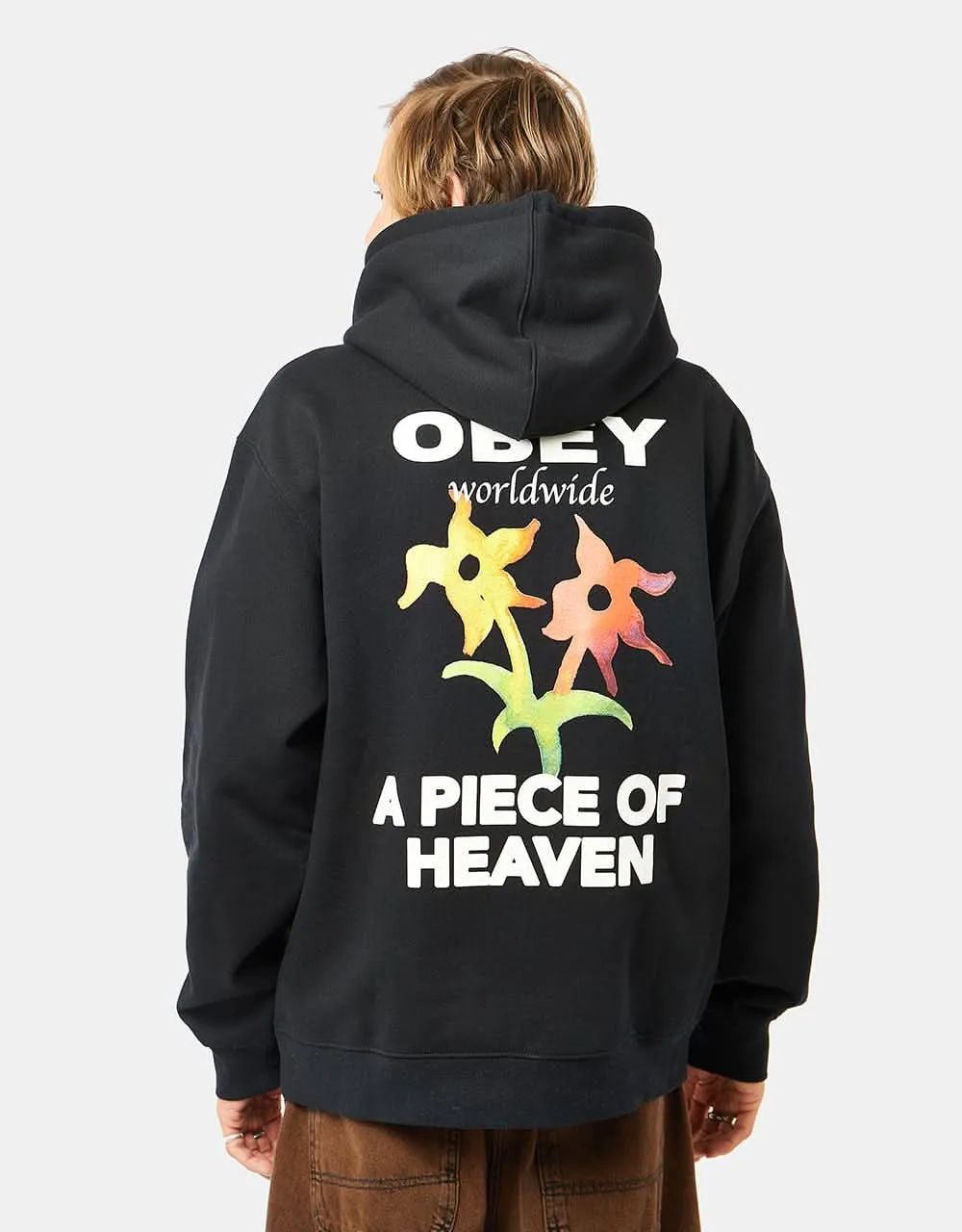 Obey A Piece Of Heaven Pullover Hoodie - Black