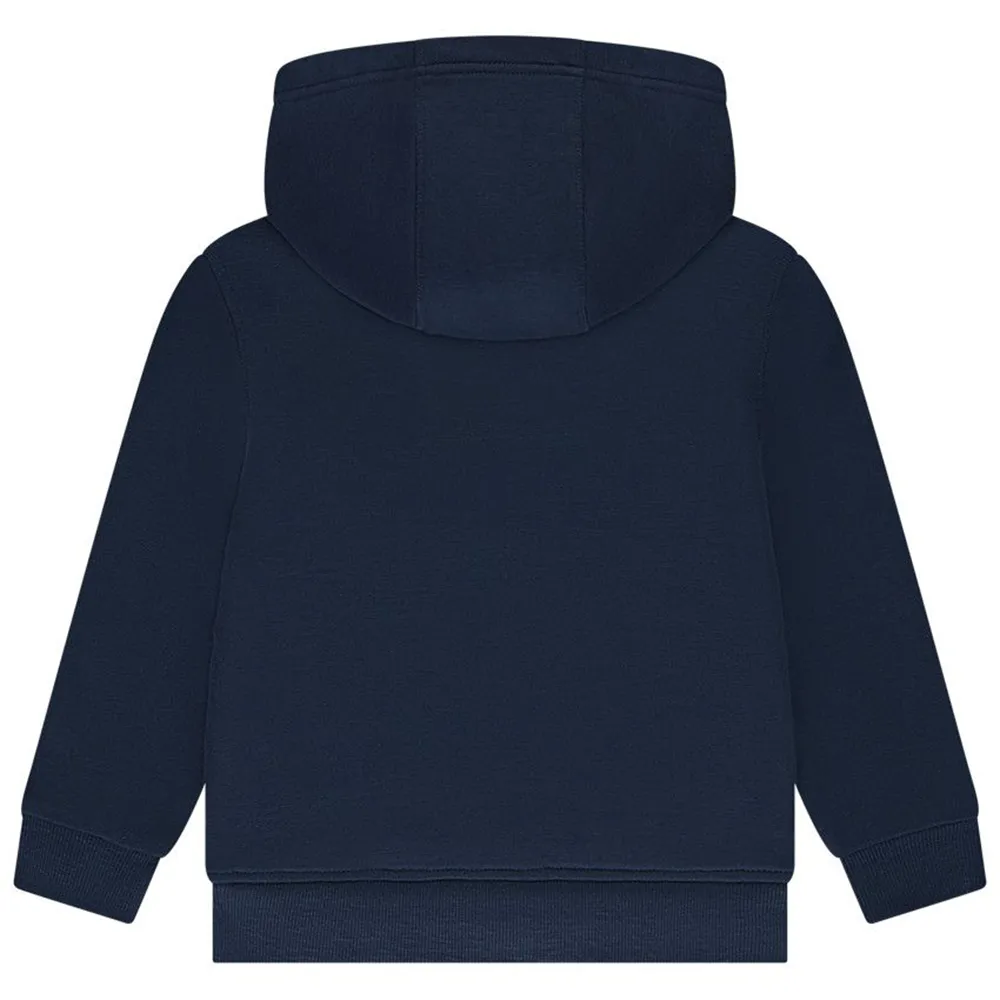 ORCH Ride Warm Sherpa Navy Blue Zipper Hoodie 10183