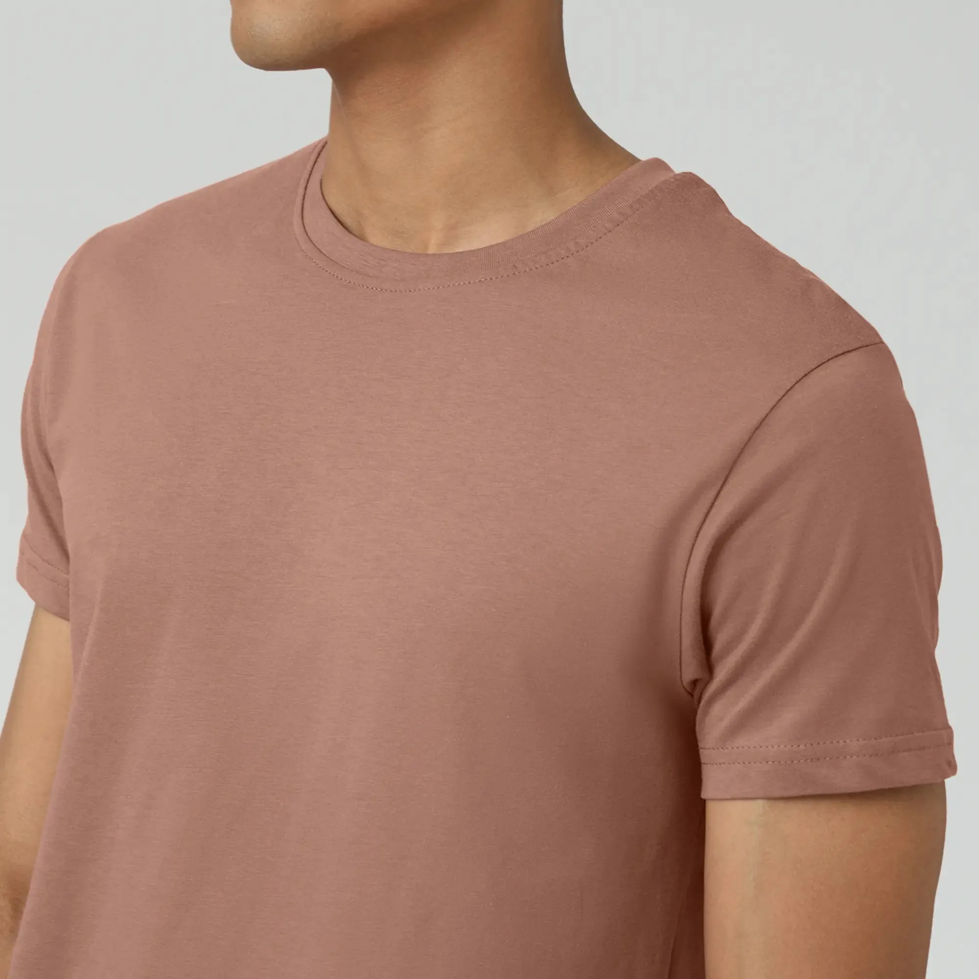 Pace Combed Cotton T-shirts Brown Latte