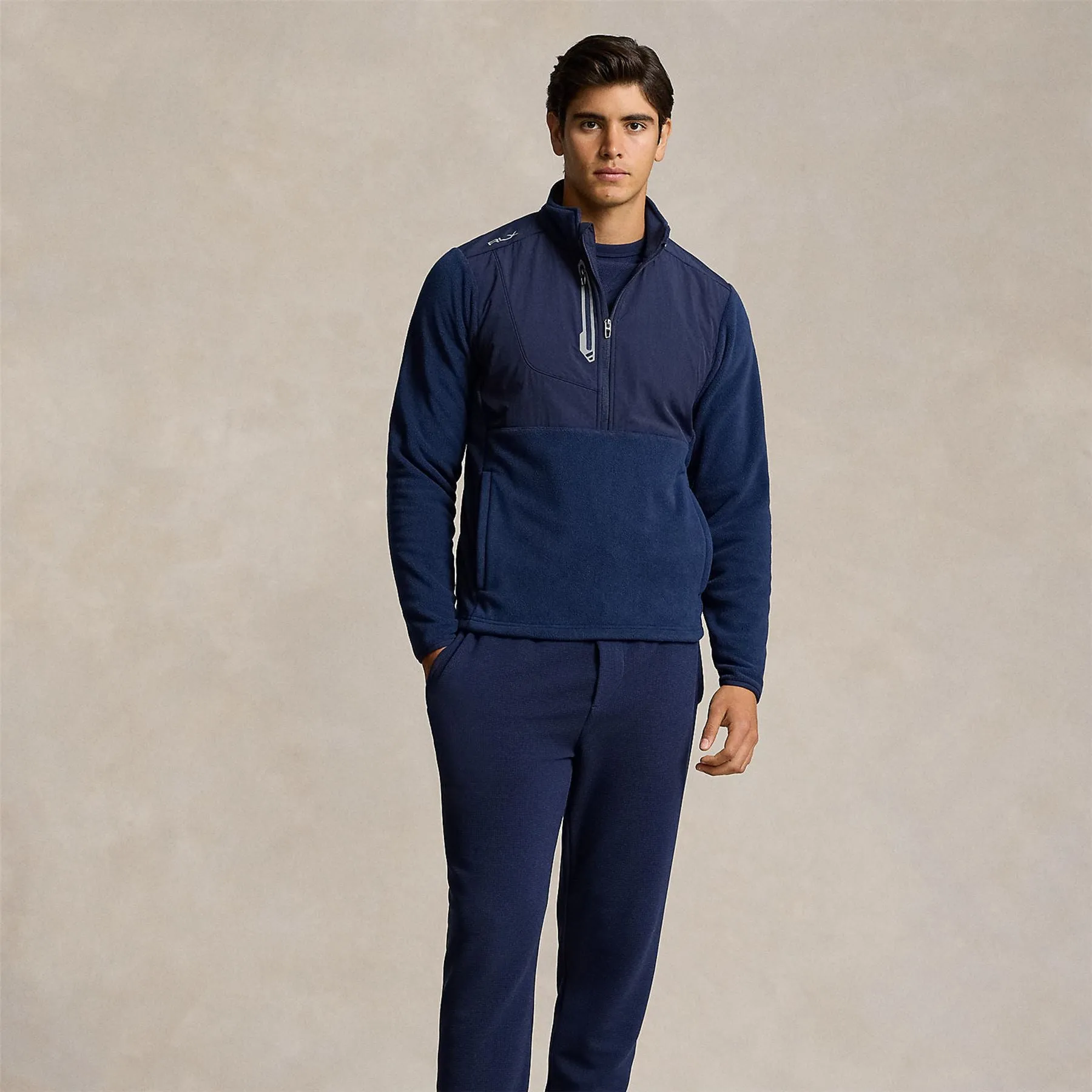 RLX Magic Fleece Half Zip Mid Layer Refined Navy - AW24