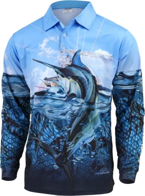 Samaki Black Marlin Junior Fishing Shirts