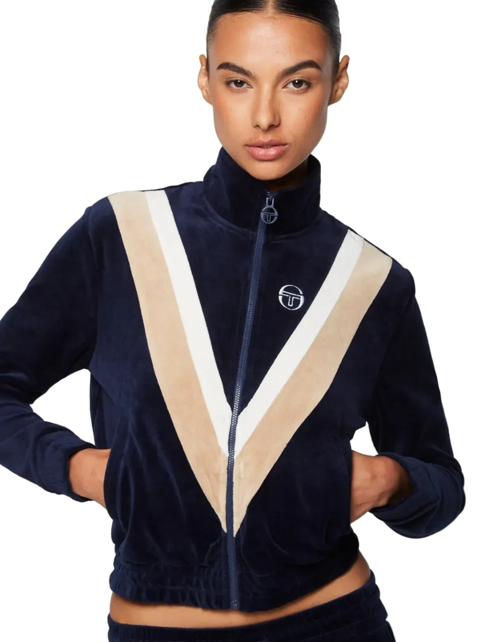 Sergio Tacchini Women's Sara Velour Track Jacket