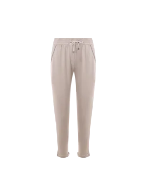 Silk Blend Joggers