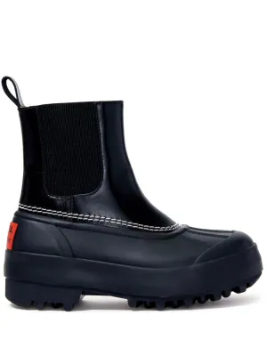 SOREL x Proenza Schouler Caribou Chelsea Boots in Black/Chalk