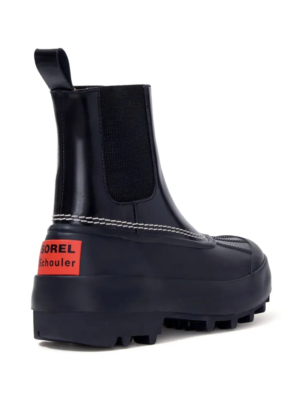 SOREL x Proenza Schouler Caribou Chelsea Boots in Black/Chalk