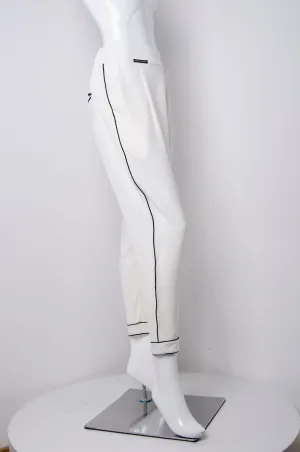 White Pyjama Chic Pants