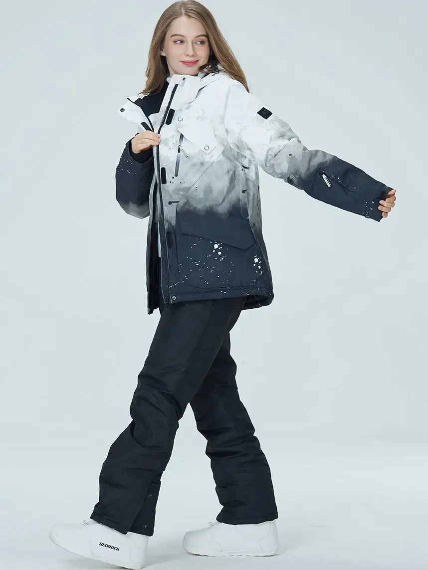 Women Insulated Snow Snowboard Jacket & Bib Pants