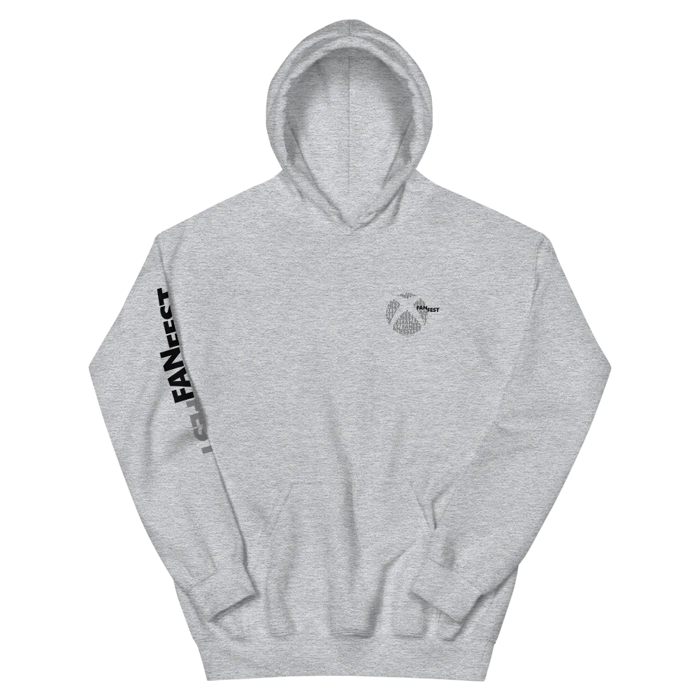 Xbox FanFest Wordmark Sphere Gray Pull-Over Hoodie